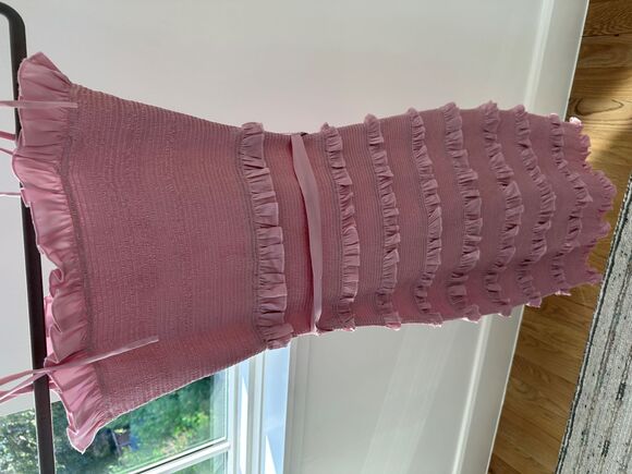 V. Chapman Lily Dress in Pink Parfait (Size 0) - Picture 5 of 5